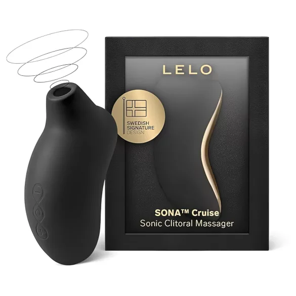 LELO Sona Cruise - Sonic Clitoral Massager (Black)