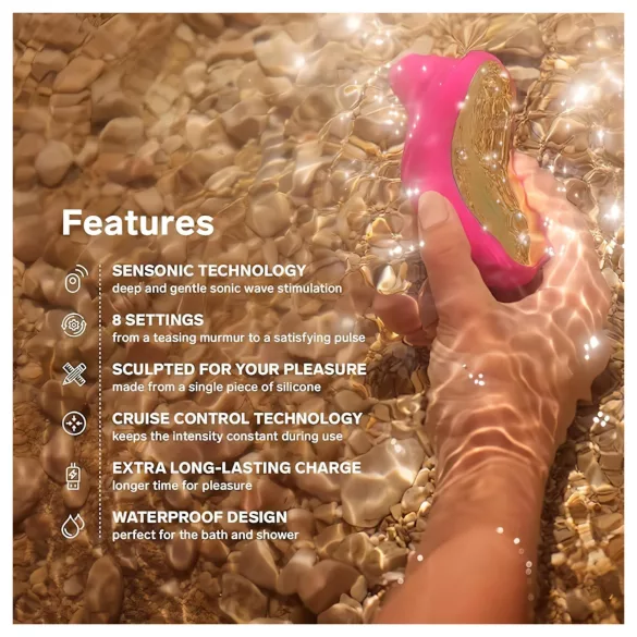 LELO Sona Cruise - Sonic Clitoral Massager (Black)