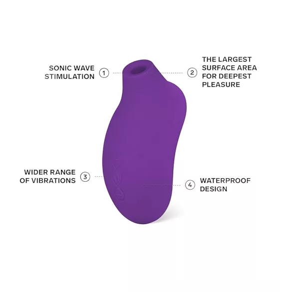 LELO Sona 2 - Sonic Clitoral Stimulator (Purple)