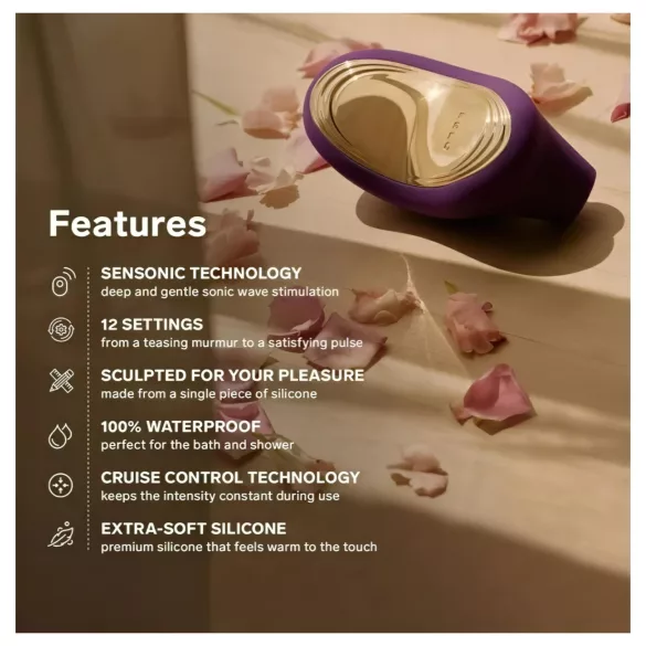 LELO Sona 2 Cruise - Sonic Wave Clitoral Stimulator (Black)