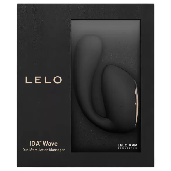 LELO Ida Wave - Smart Rechargeable Rotating Vibrator (Black)