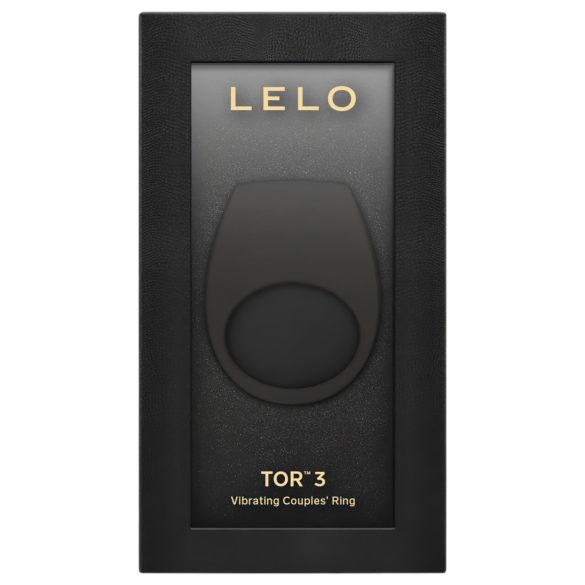 LELO Tor 3 - Rechargeable Smart Vibrating Ring (Black)