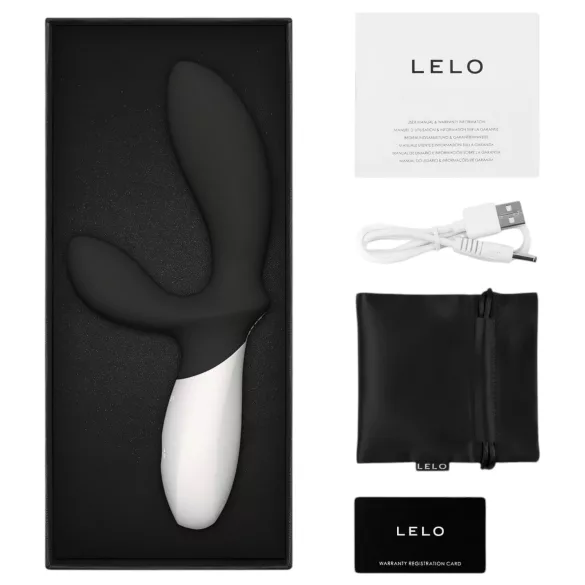 LELO Loki Wave 2 - Rechargeable, Waterproof Prostate Massager (Black)