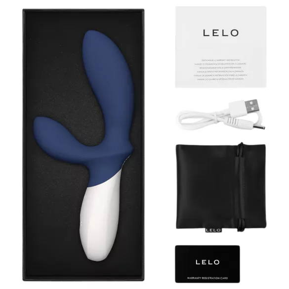 LELO Loki Wave 2 - Rechargeable, Waterproof Prostate Massager (Blue)