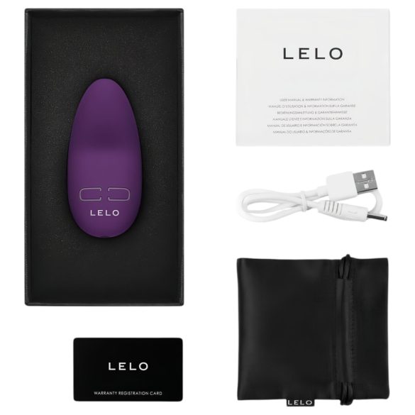 LELO Lily 3 - Rechargeable Waterproof Clitoral Vibrator (Dark Purple)