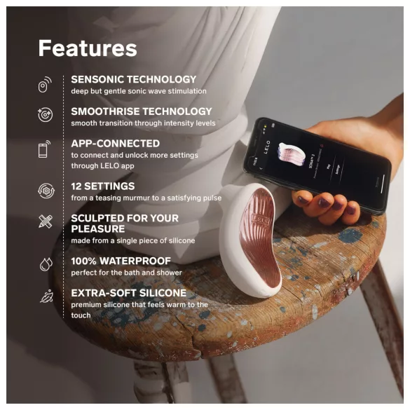 LELO Sona 3 - Sonic Wave Clitoral Stimulator (White)