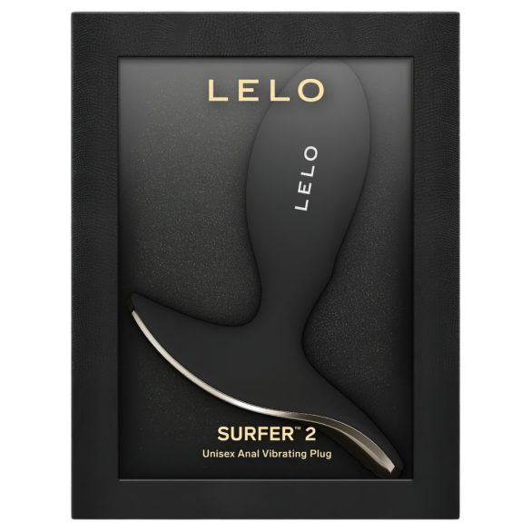 LELO Surfer - smart vibrating anal plug (black)