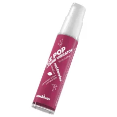   Crushious ZZ POP - edible liquid vibrator, red berries (10 ml)