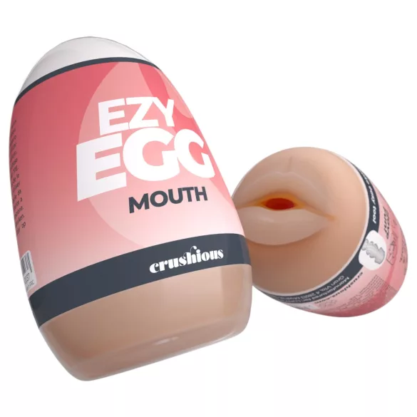 Crushious Ezy Egg Mouth - masturbator egg (flesh-coloured)