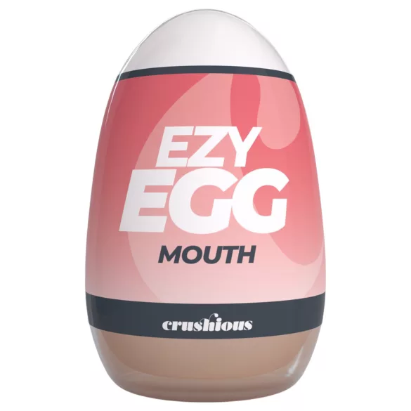Crushious Ezy Egg Mouth - masturbator egg (flesh-coloured)