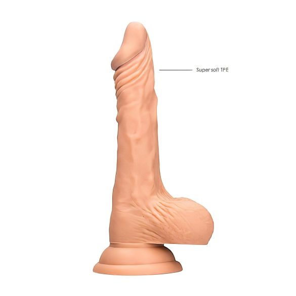 RealRock Lifelike Dildo 7" with Balls (Natural Skin Tone)