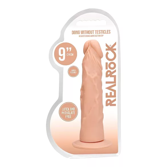 RealRock Dong 9 - Lifelike Dildo (9") - Natural
