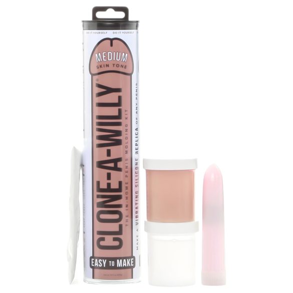 Clone-a-Willy - Penis Molding Kit with Vibrator (Dark Natural)
