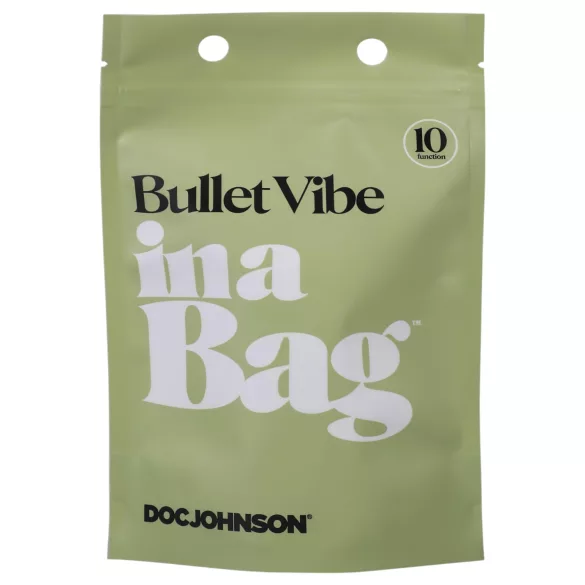Doc Johnson Bullet Vibe - Rechargeable, Waterproof Black Vibrator