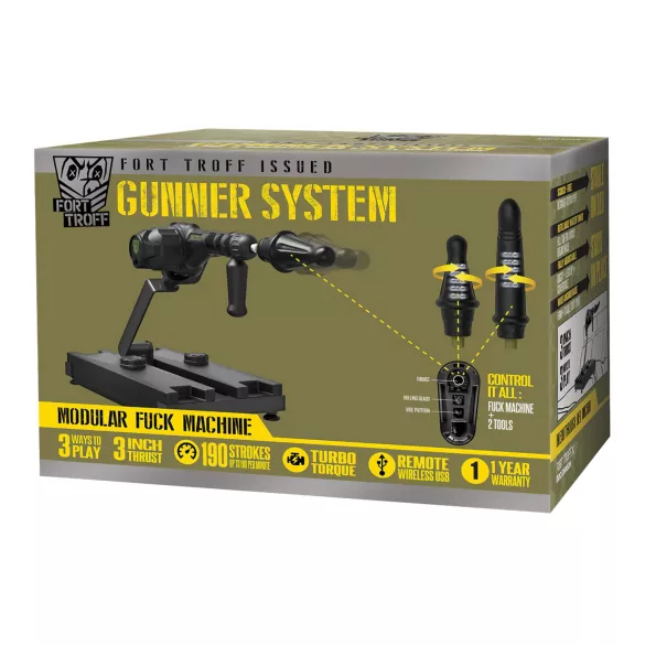 Doc Johnson Gunner System - Black Intimate Machine
