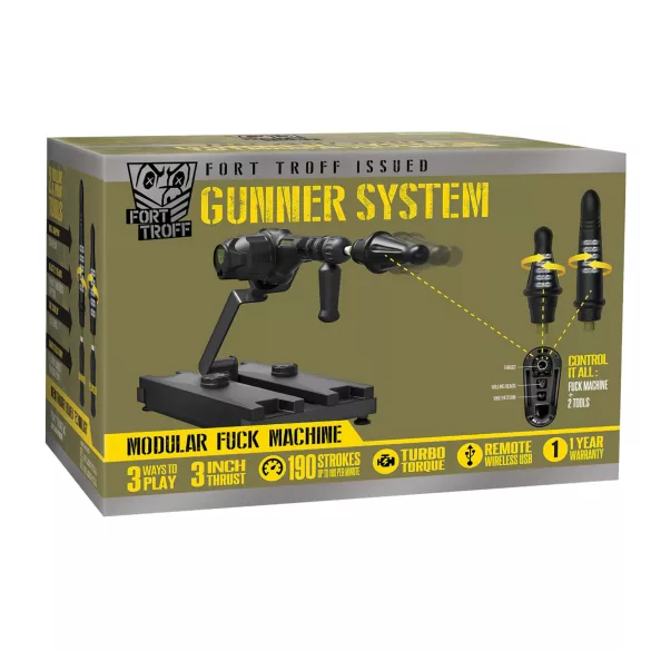 Doc Johnson Gunner System - Black Intimate Machine