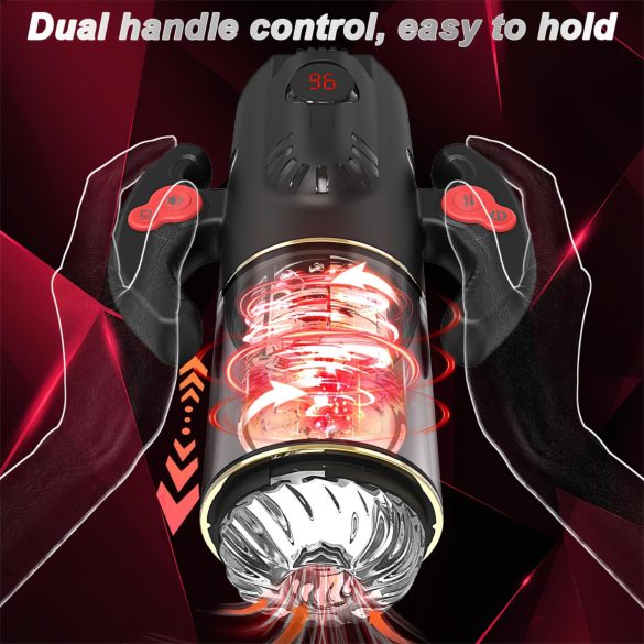 AlvUp - Turbo Rotating Stroker (Black)