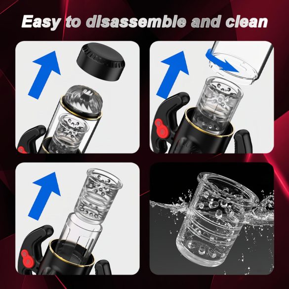 AlvUp - Turbo Rotating Stroker (Black)