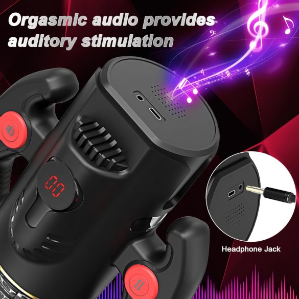 AlvUp - Turbo Rotating Stroker (Black)