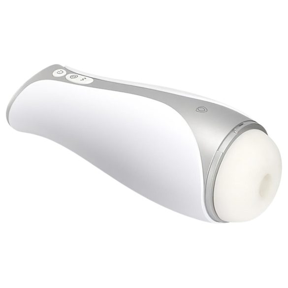 Honey Play Box Albus - Pulsating, Tightening, Vibrating Masturbator (White)