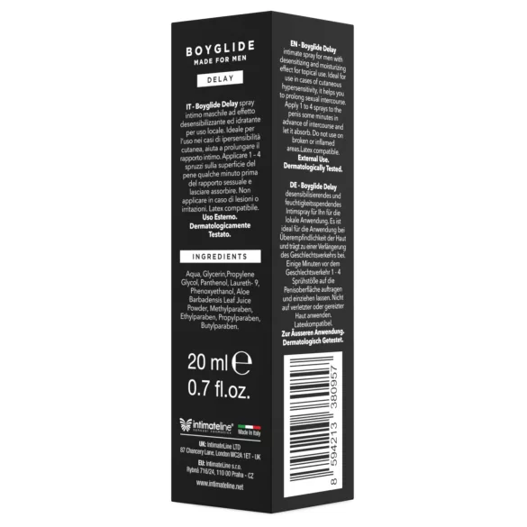 Intimateline Boyglide - delay spray for men (20ml)