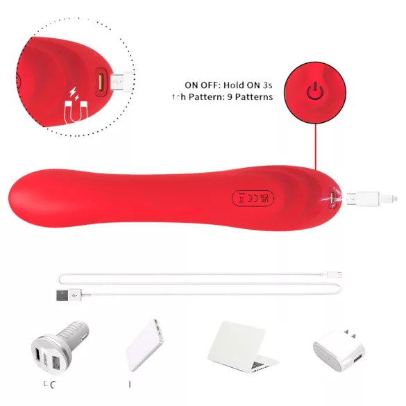 Bestoy - Red G-Spot Tongue Vibrator