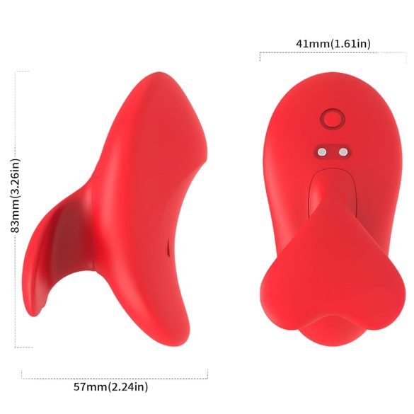 Bestoy - Rechargeable Finger Vibrator (Red)