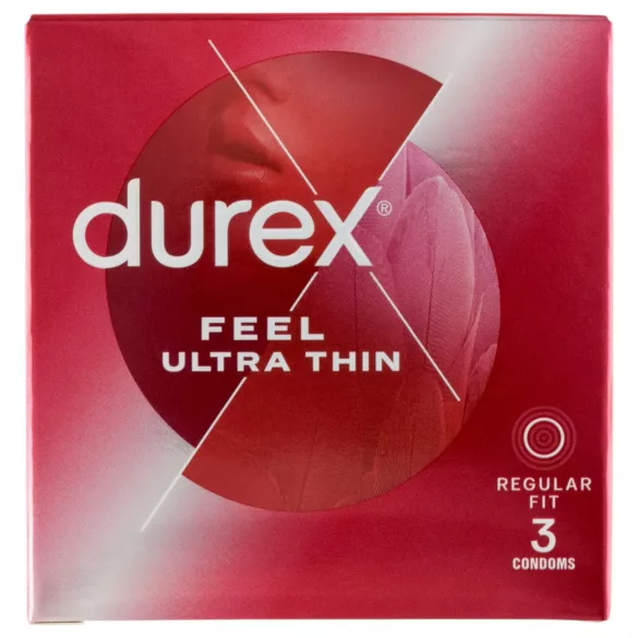 Durex Feel Ultra Thin - Ultra Realistic Condoms (3-pack)