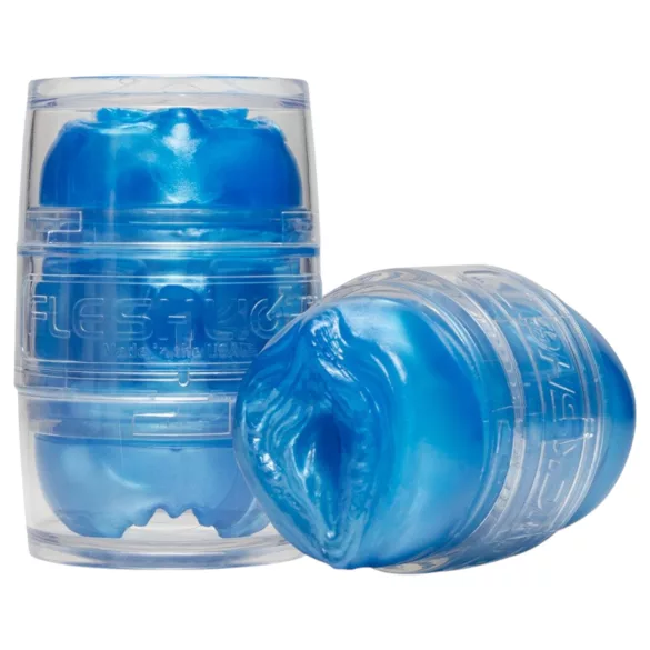 Fleshlight Quickshot Vantage - transparent double masturbator (blue)