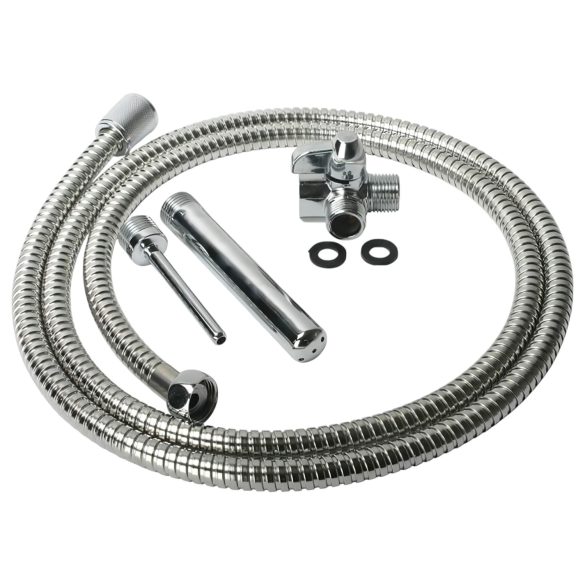 Aluminum Intimate Shower Set (Silver)