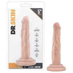Dr. Skin 5 - Realistic Suction Cup Dildo - Natural (5.7in)