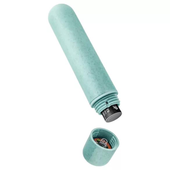 Gaia Eco M - eco-friendly vibrator (turquoise) - medium size