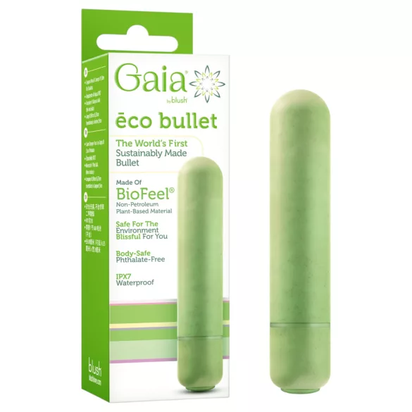 Gaia Eco M - Eco-Friendly Vibrator (Green) - Medium