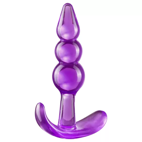 B Yours - Purple Beaded Anal Plug