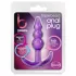 B Yours - Purple Beaded Anal Plug