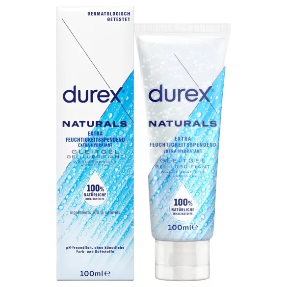 Durex Natural - Moisturizing Water-Based Lubricant (100ml)