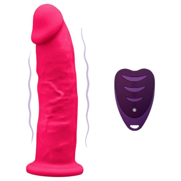 Silexd - Remote-Controlled Suction Cup Vibrator (Pink)