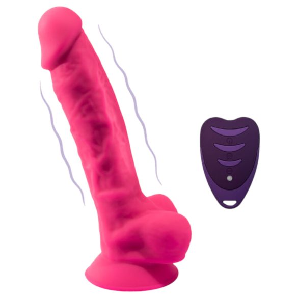 Silexd - Pink Remote-Controlled Suction Cup Vibrator