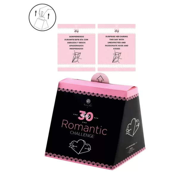 Secret Play 30-Day Romantic Challenge - romantic challenge card game (English, Spanish)