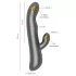 Oninder Oslo - thrusting, rotating clitoral-arm vibrator (black)