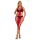 Subblime 952327 - Cross-Strap Mesh Dress - Red - Sizes S-L