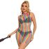 Subblime 952341 - Halter, Rainbow Mesh Dress - Sizes S-L