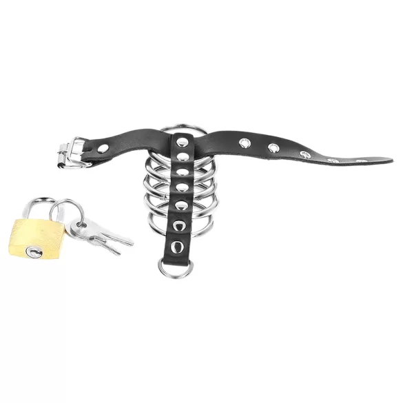 Kink - Black Metal Ringed Penis Ring