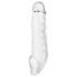 Addicted Toys - 23cm Translucent Penis Sleeve with Ball Ring