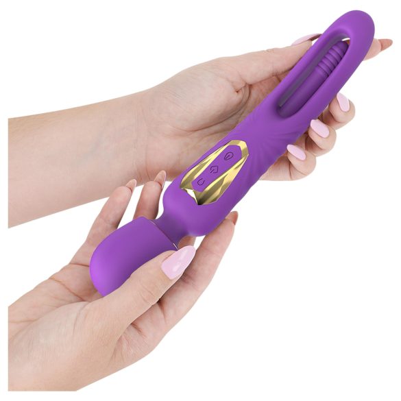 Intense Christy - Lively Tongue Massaging Vibrator (Purple)