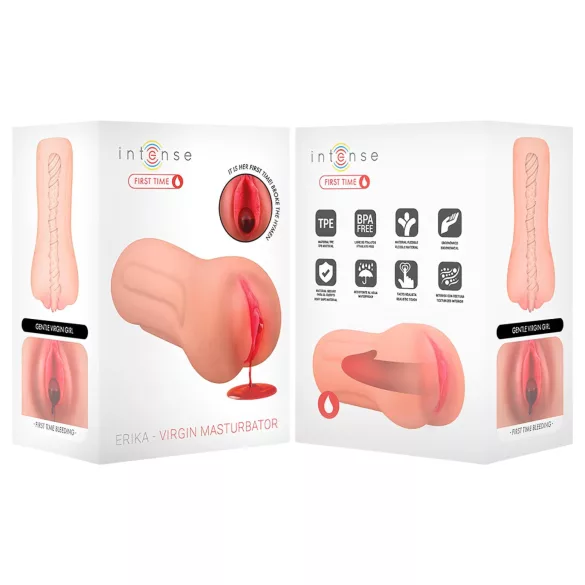 Intense First Time Erica - lifelike virgin vagina masturbator (natural)