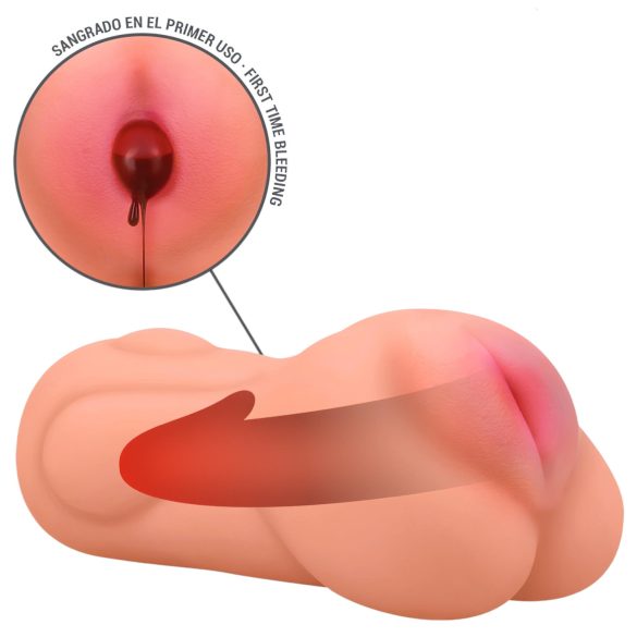 Intense First Time Sophie - Lifelike Virgin Masturbator (Natural)