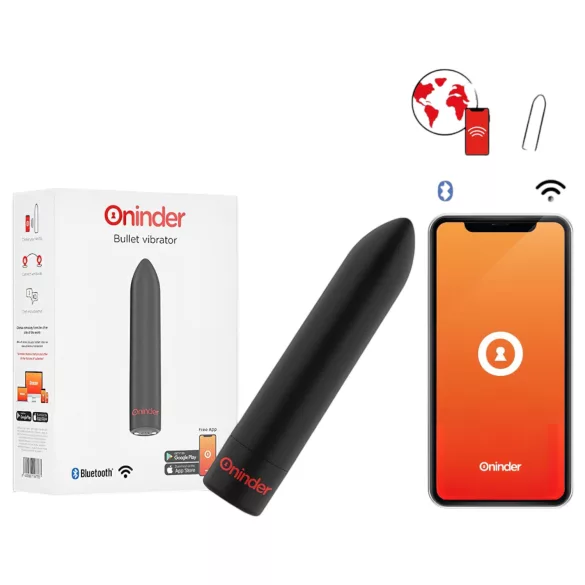 Oninder - App-controlled vibrator (black)