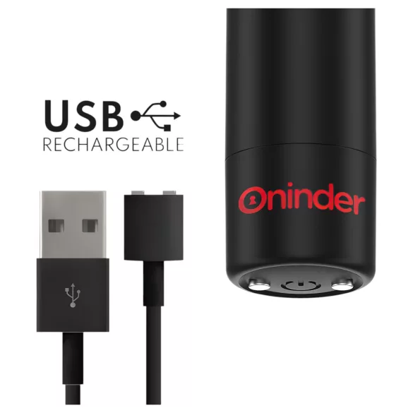 Oninder - App-controlled vibrator (black)