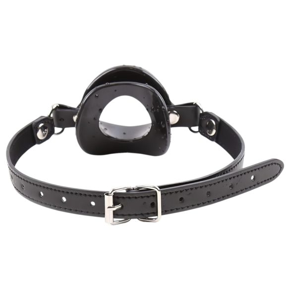 Latetobed - Lip-Shaped Silicone Gag (Black)